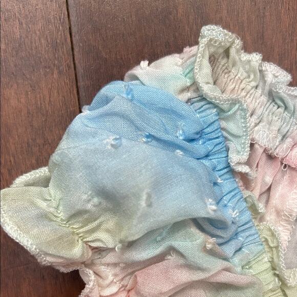 Isabelle’s Cabinet Naomi Pastel Tie Dye Romper, Size Small - Picture 5 of 15
